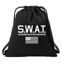 Swat Special Weapons And Tactics Police S.W.A.T Drawstring Bag