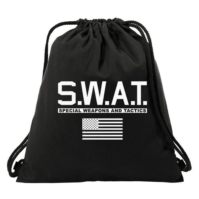 Swat Special Weapons And Tactics Police S.W.A.T Drawstring Bag