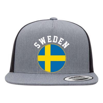 Sweden Flat Bill Trucker Hat