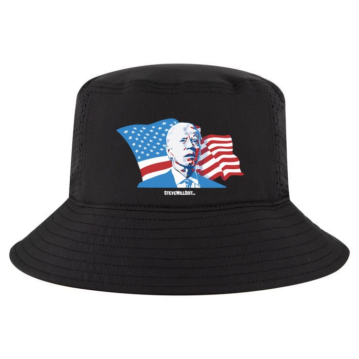 Stevewilldoit Steve Will Do It With Flag Cool Comfort Performance Bucket Hat