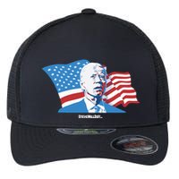 Stevewilldoit Steve Will Do It With Flag Flexfit Unipanel Trucker Cap