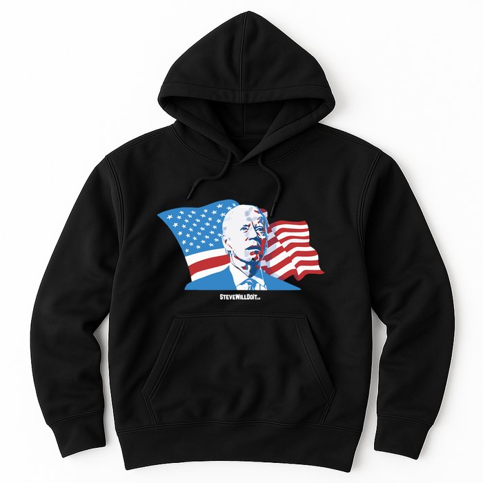 Stevewilldoit Steve Will Do It With Flag Hoodie