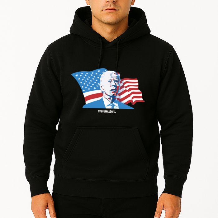 Stevewilldoit Steve Will Do It With Flag Hoodie