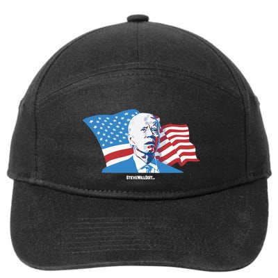 Stevewilldoit Steve Will Do It With Flag 7-Panel Snapback Hat