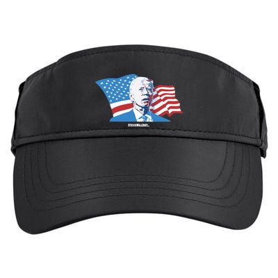 Stevewilldoit Steve Will Do It With Flag Adult Drive Performance Visor