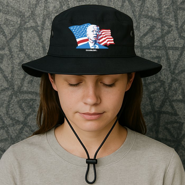 Stevewilldoit Steve Will Do It With Flag Bucket Hat