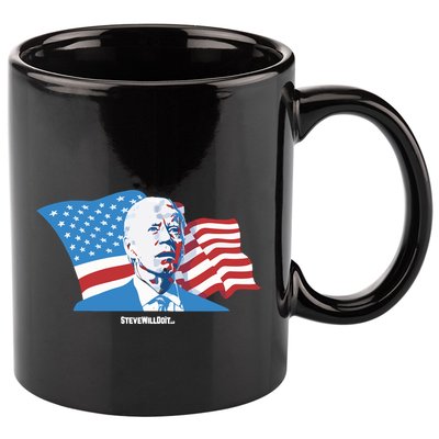 Stevewilldoit Steve Will Do It With Flag 11oz C Handle Ceramic Mug