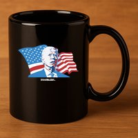Stevewilldoit Steve Will Do It With Flag 11oz C Handle Ceramic Mug