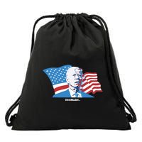 Stevewilldoit Steve Will Do It With Flag Drawstring Bag