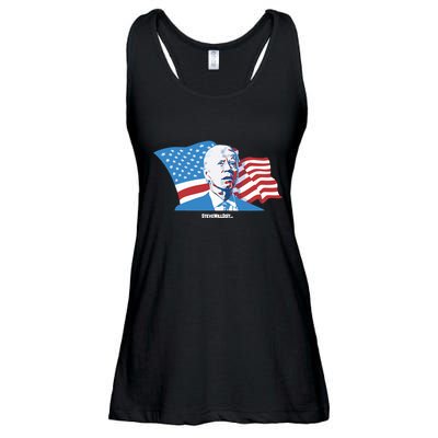 Stevewilldoit Steve Will Do It With Flag Ladies Essential Flowy Tank