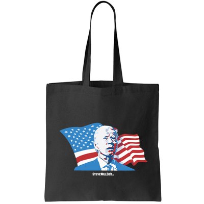 Stevewilldoit Steve Will Do It With Flag Bag