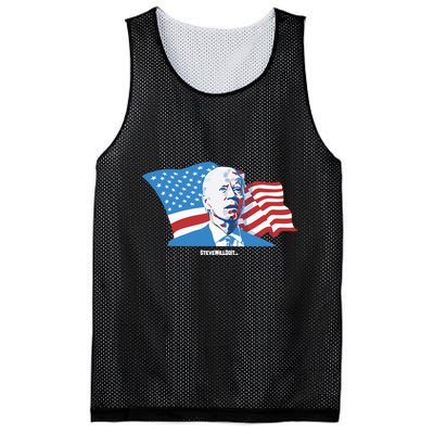 Stevewilldoit Steve Will Do It With Flag Mesh Reversible Basketball Jersey Tank