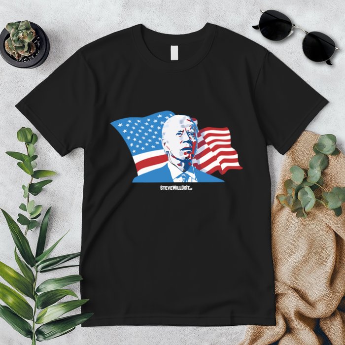 Stevewilldoit Steve Will Do It With Flag Premium T-Shirt