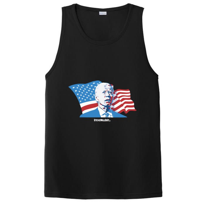 Stevewilldoit Steve Will Do It With Flag PosiCharge Competitor Tank