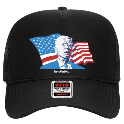 Stevewilldoit Steve Will Do It With Flag Trucker Hat