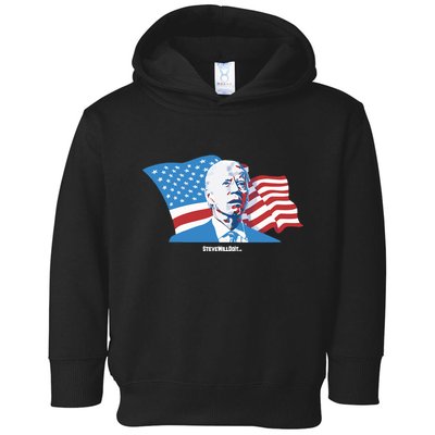 Stevewilldoit Steve Will Do It With Flag Toddler Hoodie