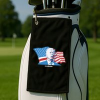 Stevewilldoit Steve Will Do It With Flag Golf Towel