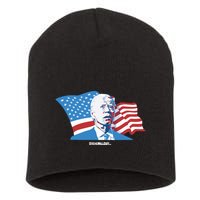 Stevewilldoit Steve Will Do It With Flag Short Acrylic Beanie