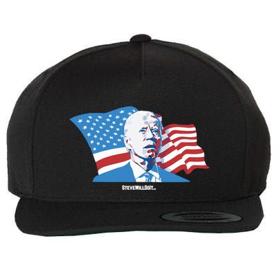 Stevewilldoit Steve Will Do It With Flag Wool Snapback Cap