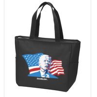 Stevewilldoit Steve Will Do It With Flag Zip Tote Bag