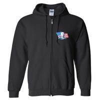 Stevewilldoit Steve Will Do It With Flag Full Zip Hoodie