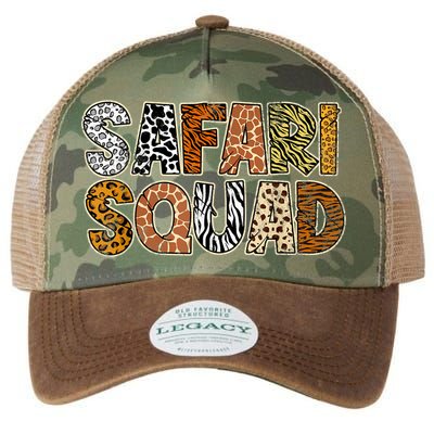 Safari Squad Wild Animals Lover Legacy Tie Dye Trucker Hat