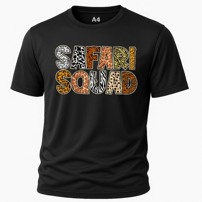 Safari Squad Wild Animals Lover Cooling Performance Crew T-Shirt