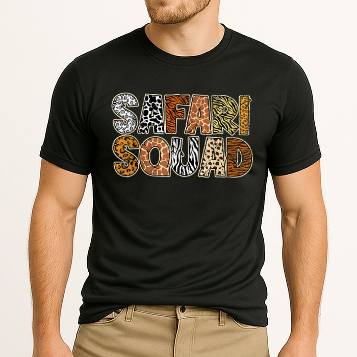 Safari Squad Wild Animals Lover Cooling Performance Crew T-Shirt