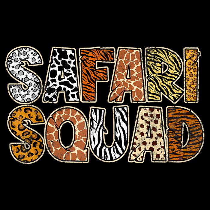 Safari Squad Wild Animals Lover Sustainable Bucket Hat