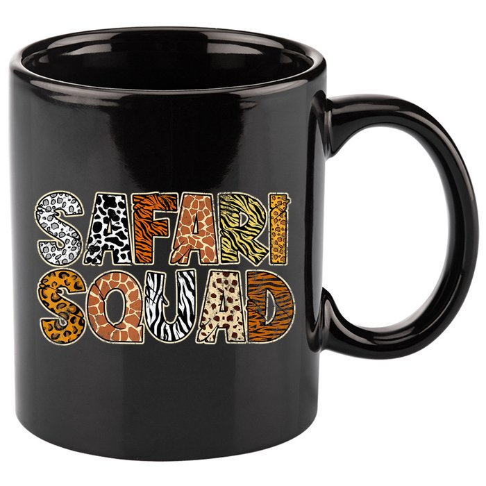 Safari Squad Wild Animals Lover 11oz C Handle Ceramic Mug
