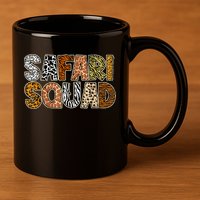 Safari Squad Wild Animals Lover 11oz C Handle Ceramic Mug