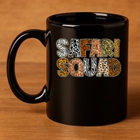 Safari Squad Wild Animals Lover 11oz C Handle Ceramic Mug