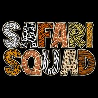 Safari Squad Wild Animals Lover Drawstring Bag