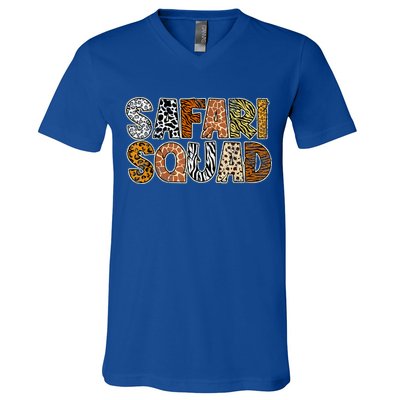 Safari Squad Wild Animals Lover V-Neck T-Shirt