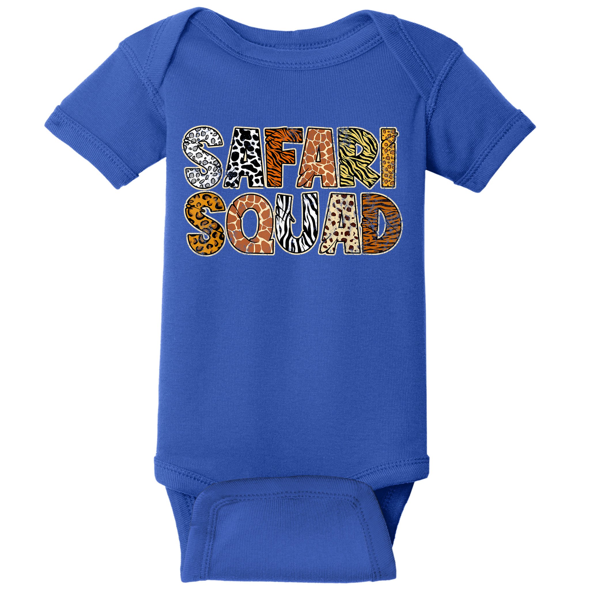 Safari Squad Wild Animals Lover Baby Bodysuit