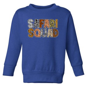 Safari Squad Wild Animals Lover Toddler Sweatshirt