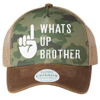 Sketch Streamer Whats Up Brother Legacy Tie Dye Trucker Hat