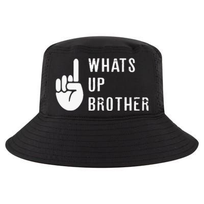 Sketch Streamer Whats Up Brother Cool Comfort Performance Bucket Hat