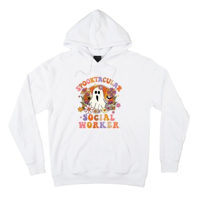 Spooktacular Social Worker Happy Halloween Spooky Matching Hoodie