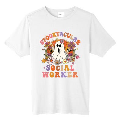 Spooktacular Social Worker Happy Halloween Spooky Matching Tall Fusion ChromaSoft Performance T-Shirt