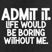 Shannon Sharpe Wearing Admit It Life Would Be Boring Without Me Beanie