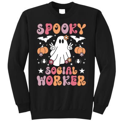 Spooky Social Worker Halloween Best Social Workers Sweatshirt