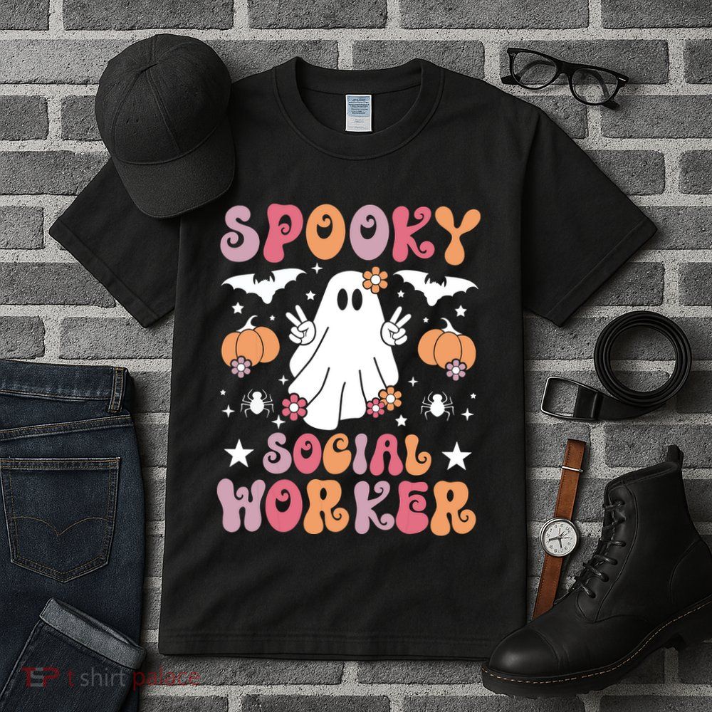 Spooky Social Worker Halloween Best Social Workers Tall T-Shirt