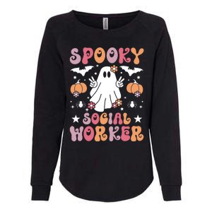 Spooky Social Worker Halloween Best Social Workers Womens California Wash Sweatshirt