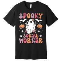 Spooky Social Worker Halloween Best Social Workers Premium T-Shirt