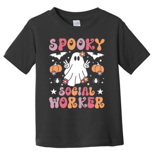 Spooky Social Worker Halloween Best Social Workers Toddler T-Shirt