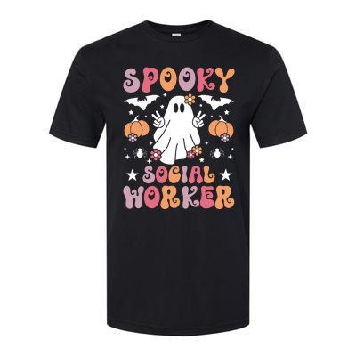 Spooky Social Worker Halloween Best Social Workers Softstyle CVC T-Shirt