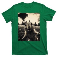 Squirrel Selfie With Ufos Squirrel Mom Funny Squirrel Lover T-Shirt