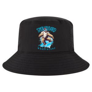 Sasquatch Snowboard Wonderland Christmas Bigfoot Cool Comfort Performance Bucket Hat