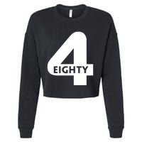 Shannon Sharpe Wearing 4 Eighty Cropped Pullover Crew